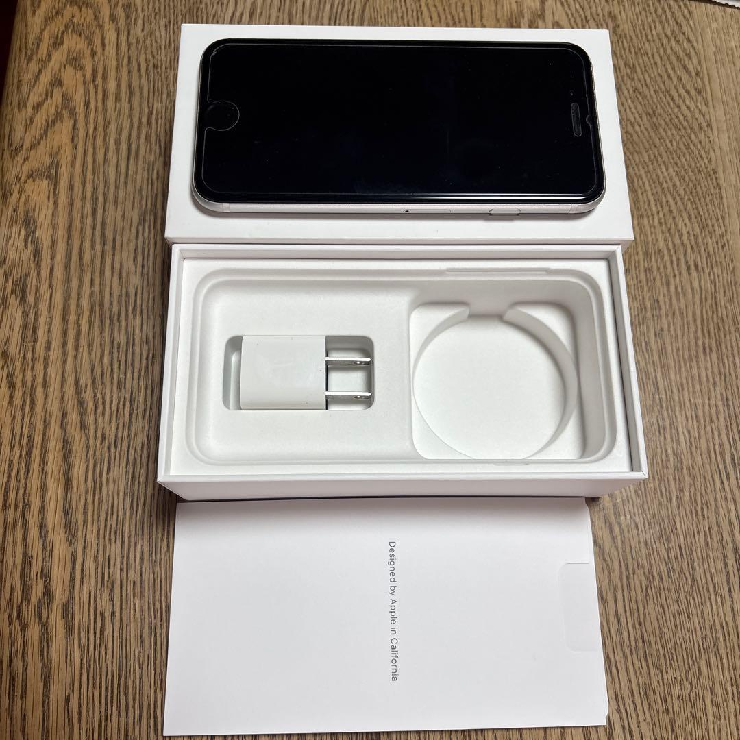 iPhone SE2 ホワイト128GB SIMフリー MXD12J/A