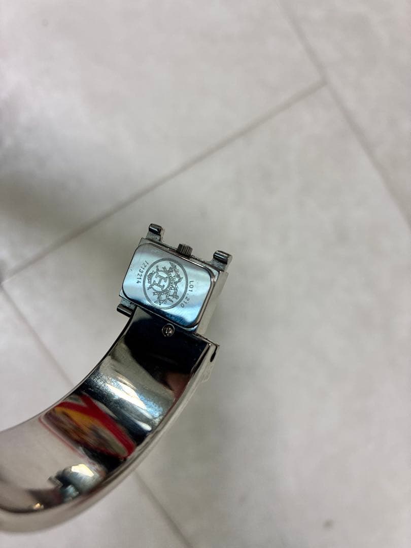 廃盤‼️希少‼️エルメス ロケ バングルクォーツ レア ヴィンテージ　黒