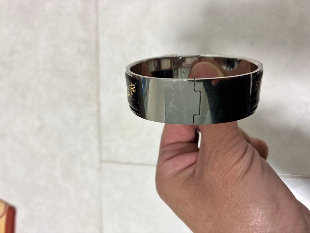 廃盤‼️希少‼️エルメス ロケ バングルクォーツ レア ヴィンテージ　黒