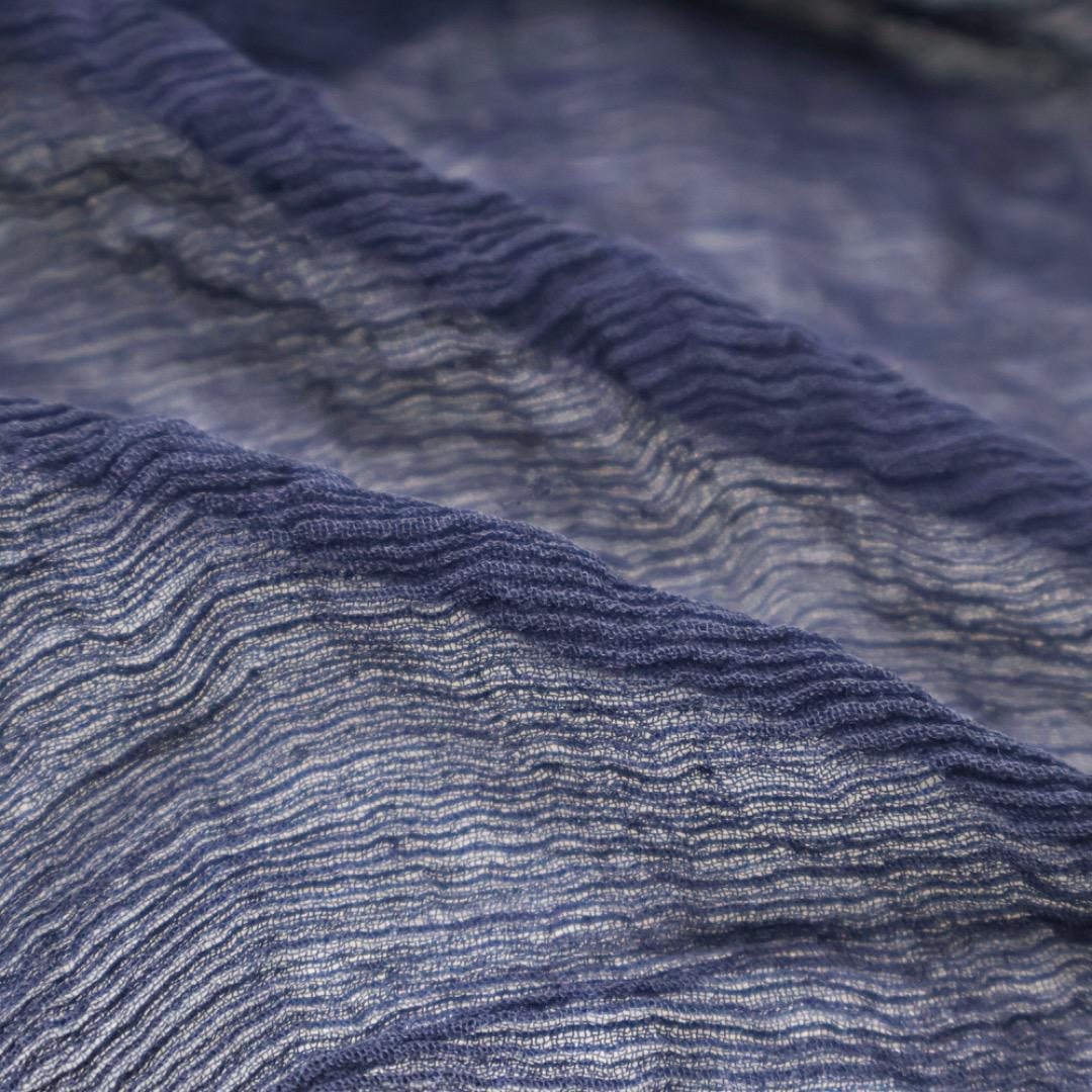 H4623-54◾️イッセイミヤケ　シースルー長袖トップス Y2K