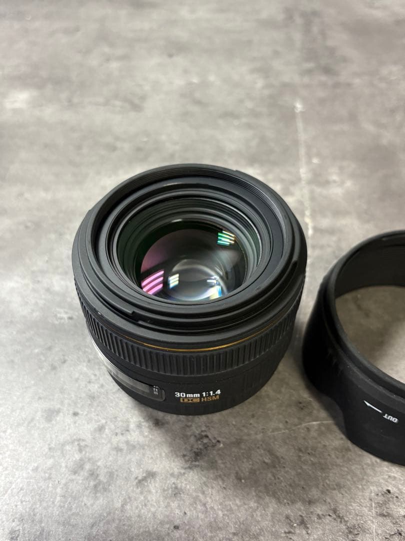 SIGMA 30mm F1.4 EX DC HSM 単焦点レンズ Canon用