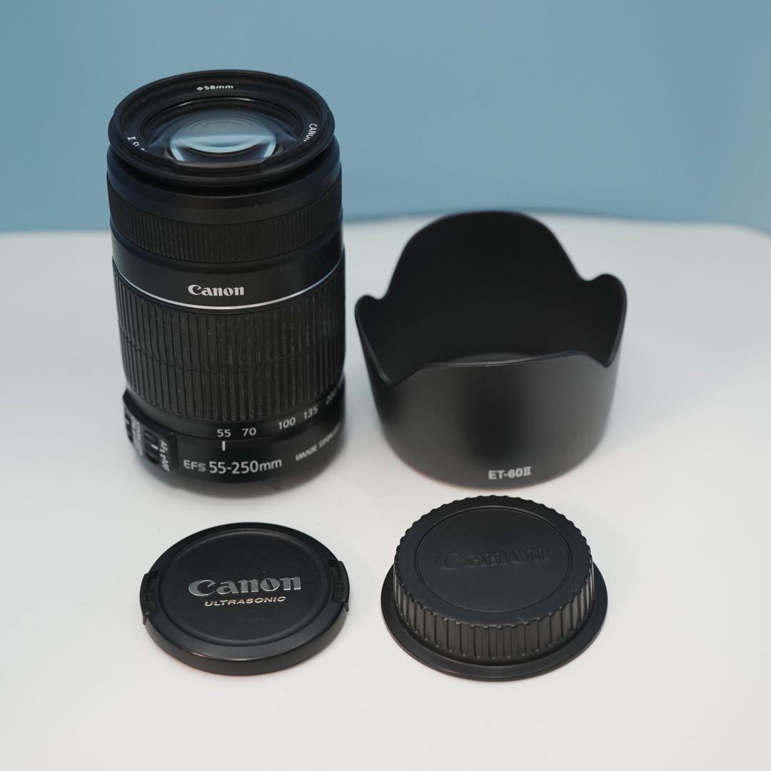 Canon純正 55-250mm 望遠レンズ a4098
