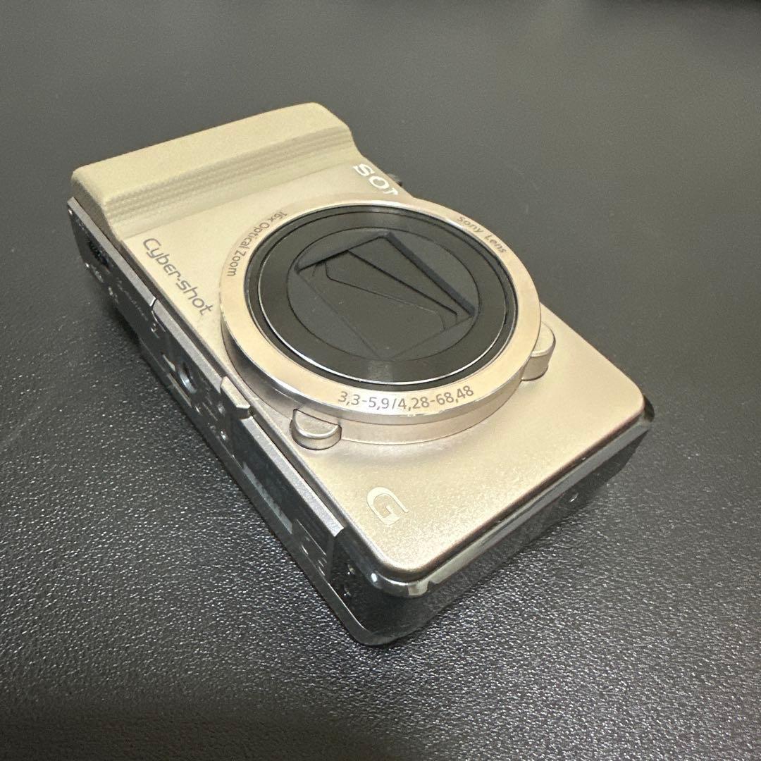 SONY Cyber-shot DSC-HX9V通電確認済　液晶割れ　ジャンク