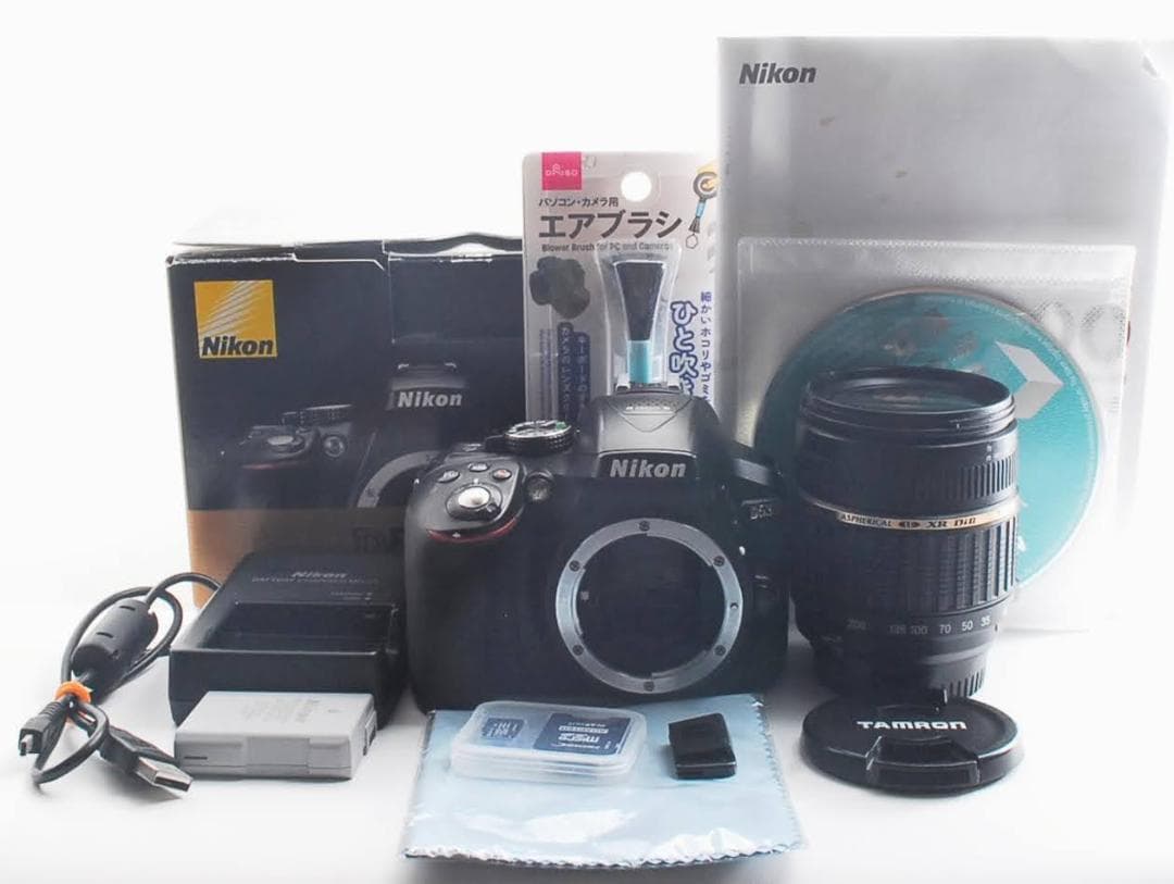 Nikon D5300✨遠近両用レンズ 一眼レフカメラ スマホ転送 初心者向け