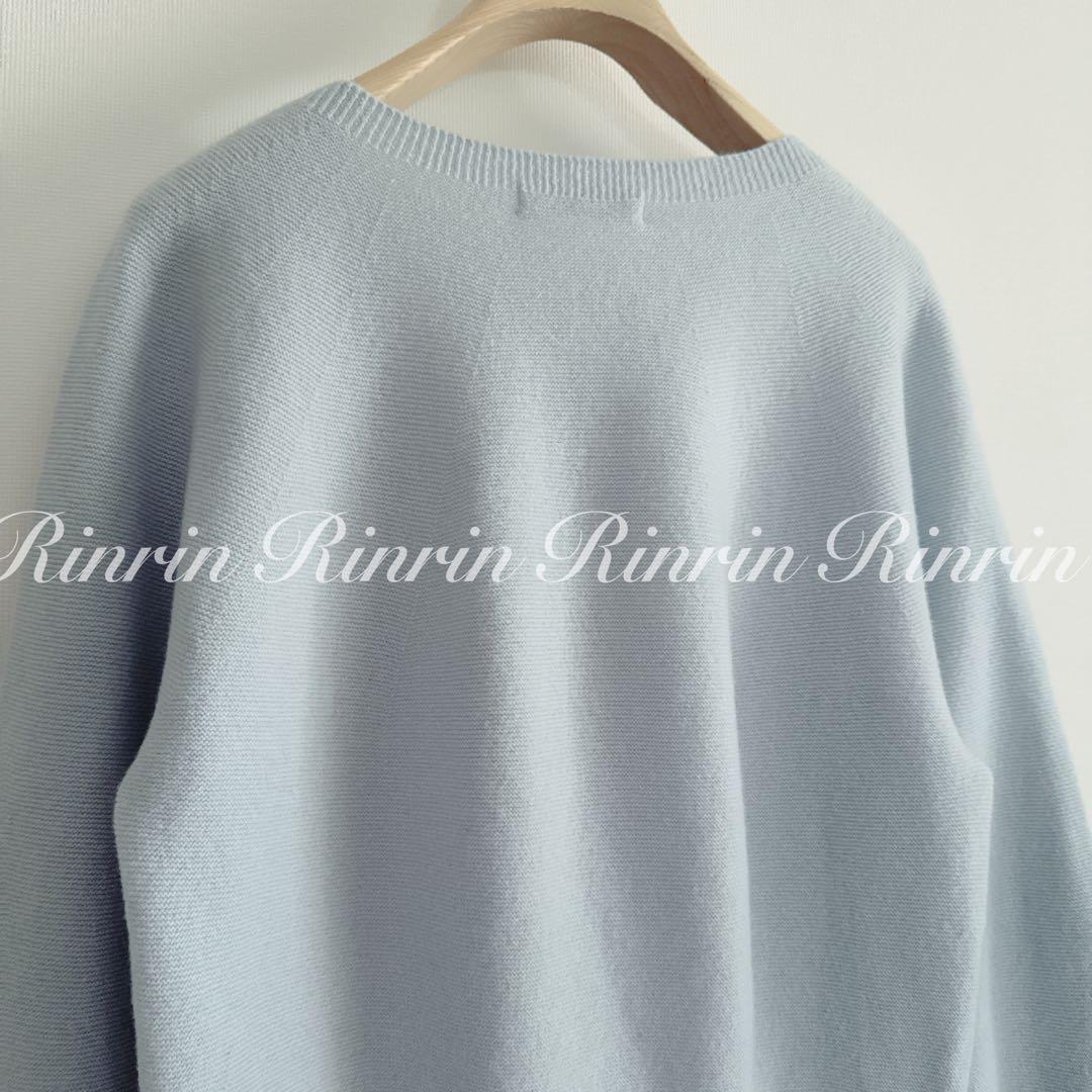 ANAYI 紡毛ガーターパフスリーブ プルオーバー 38