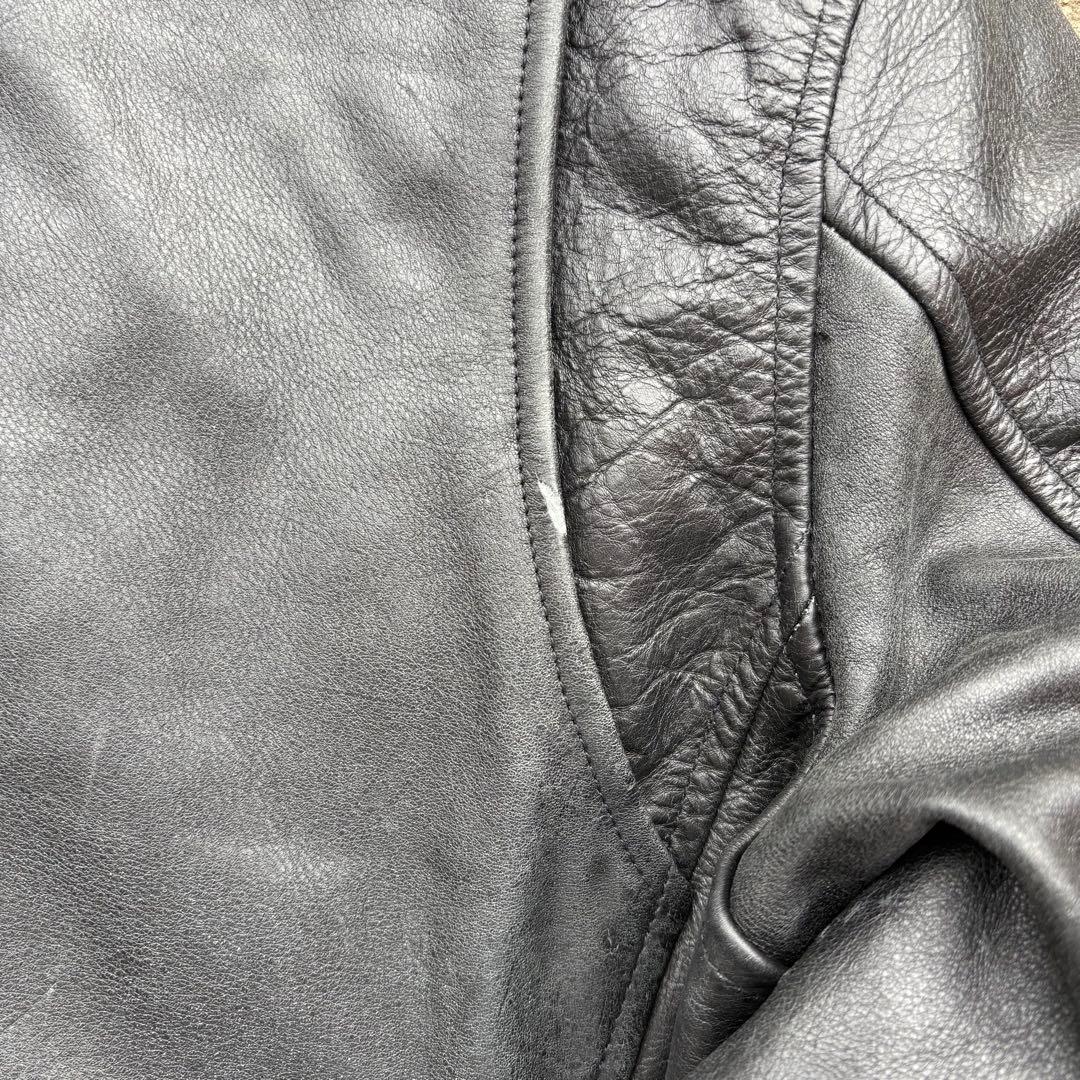 90s WILSONS シングルライダースジャケット　ライナー付き