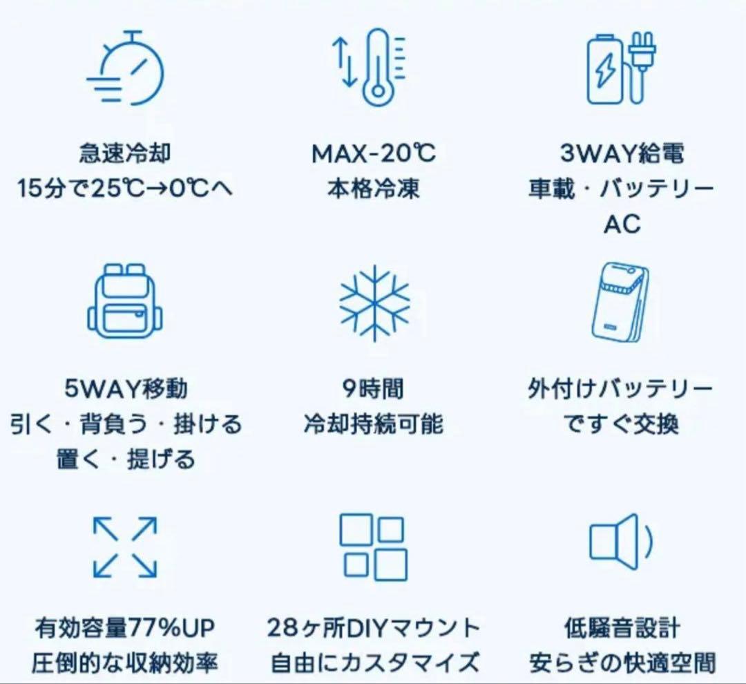 (値下げ) ポータブル冷蔵庫FrozenPack Wild Litheli