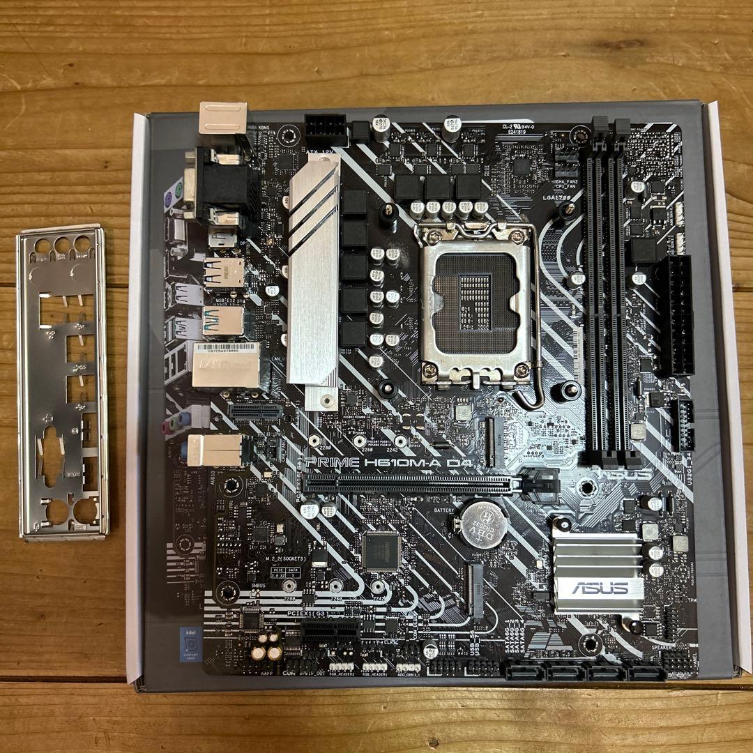 専用 ASUS PRIME H610M-A D4 マザーボード cpu付き