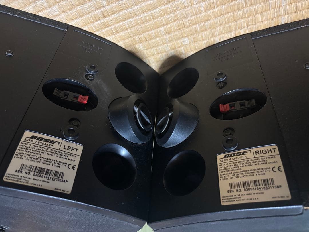 BOSE 301V スピーカー LR 2個セット 天井パーツ付き