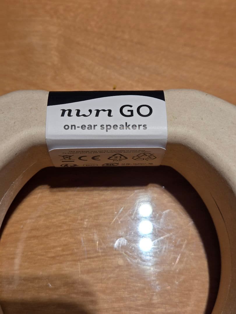 【新品】nwm GO オープンイヤー型 ネックバンドワイヤレス 耳スピーカー 黒