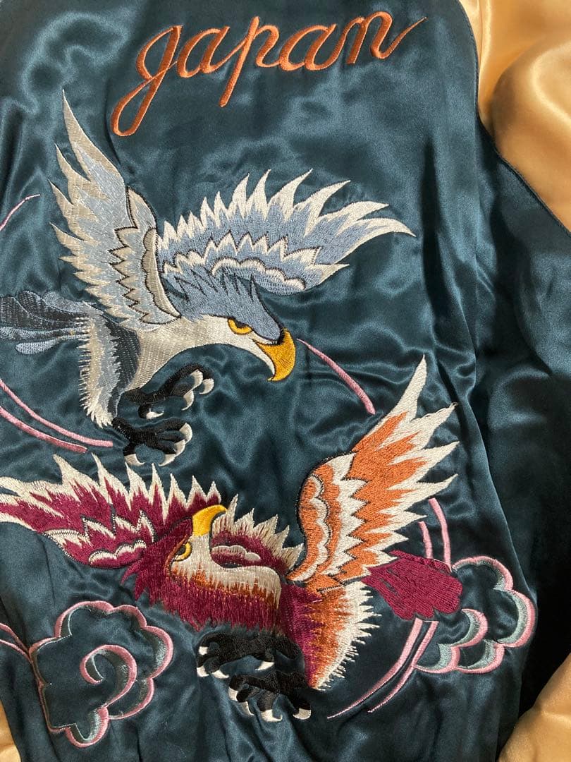 z*0様 90s paradise foundリバーシブルスカジャン silkシ