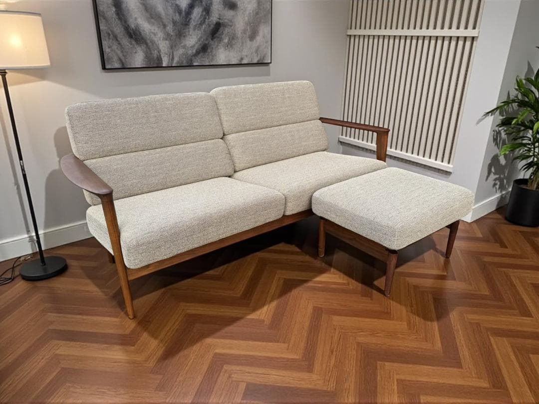 ◯HIDA 飛騨産業 SEOTO シリーズ スツール オットマンのみ