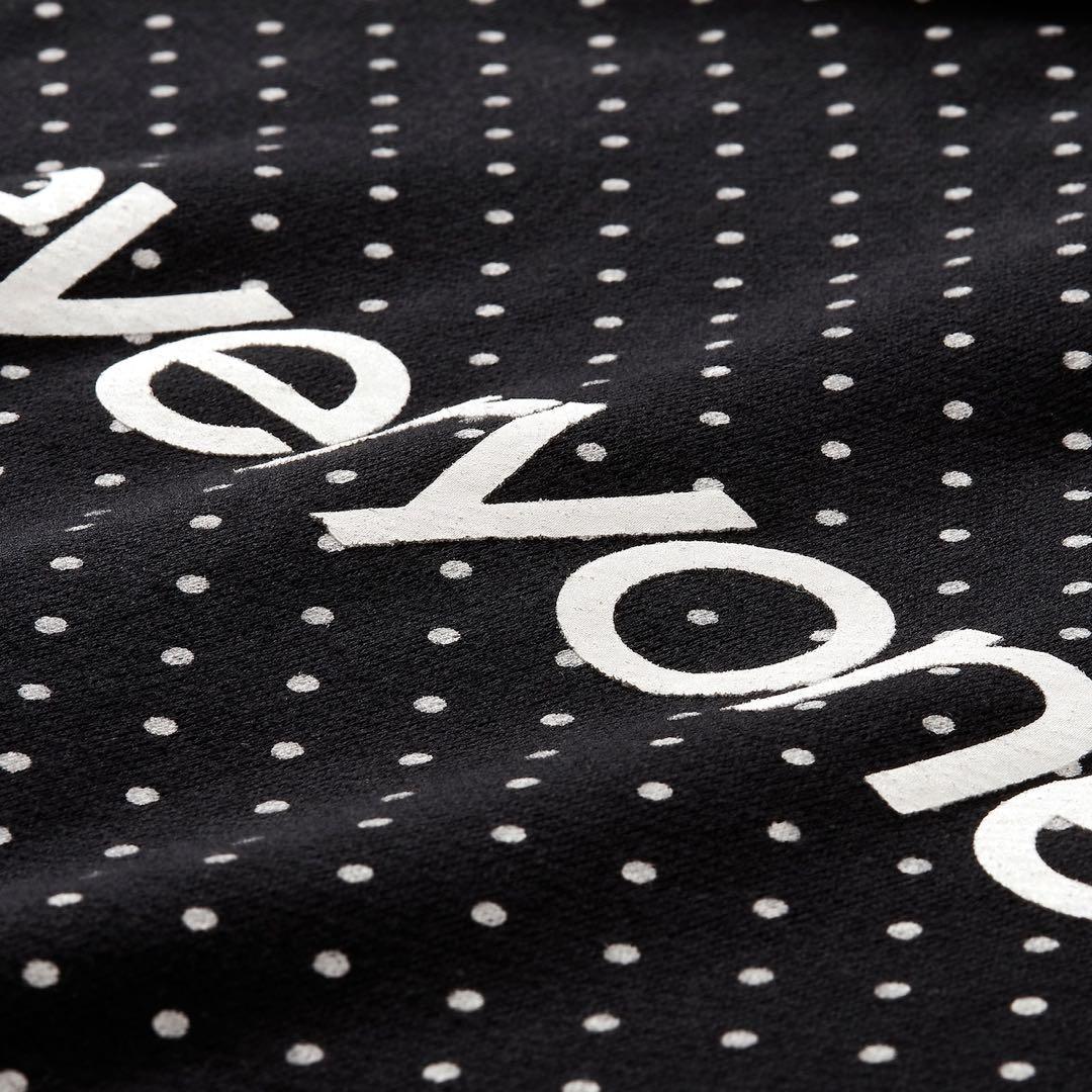 トップス everyone back logo dot zip up hoodie L