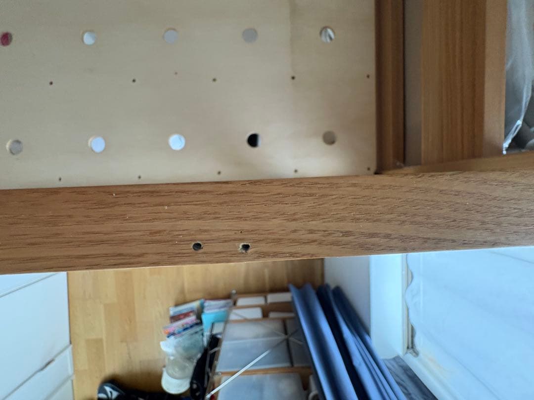 無印良品(MUJI) オーク材 セミシングル ハイベッド