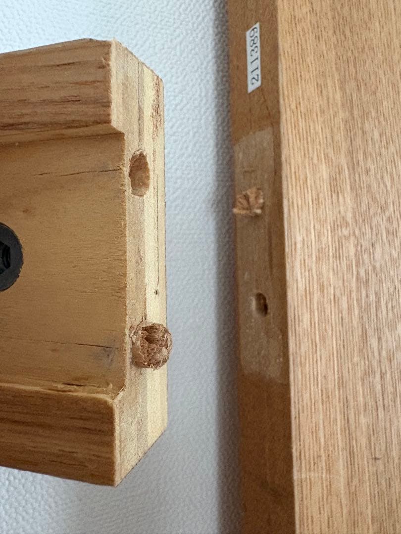 無印良品(MUJI) オーク材 セミシングル ハイベッド