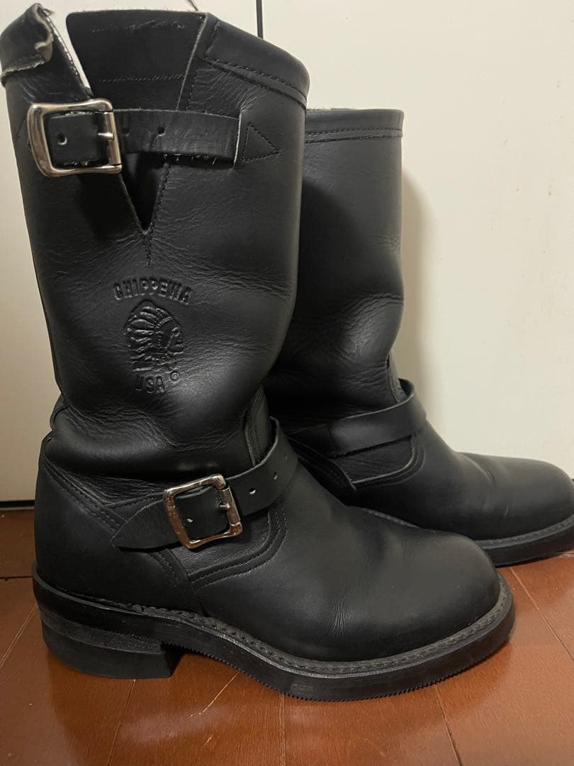 希少Chippewaチペワ エンジニアブーツ 97863 REDWING RRL