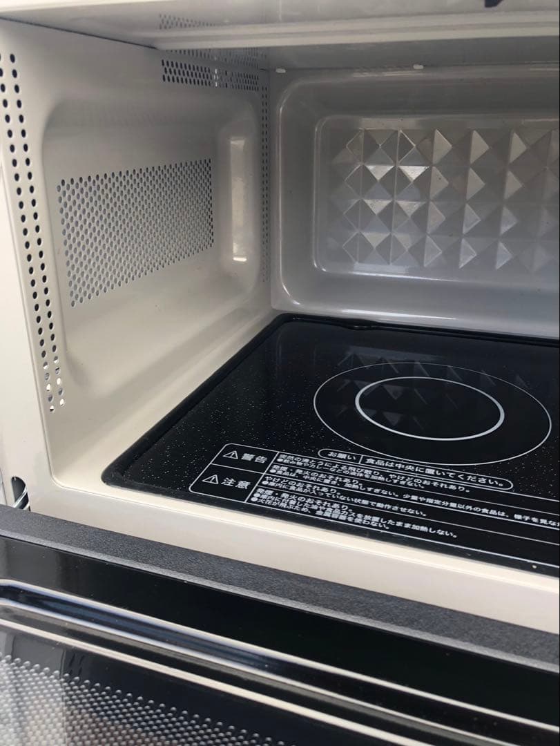 美品【2023年製 Haier】 ヘルツフリー 電子レンジ KS-MW22F18