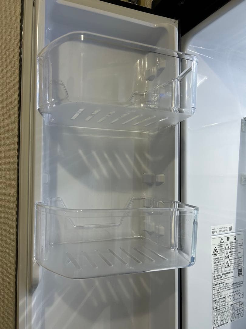 【良好】保証付SHARP 457L 冷蔵庫 2021年製 SJ-MF46J-H