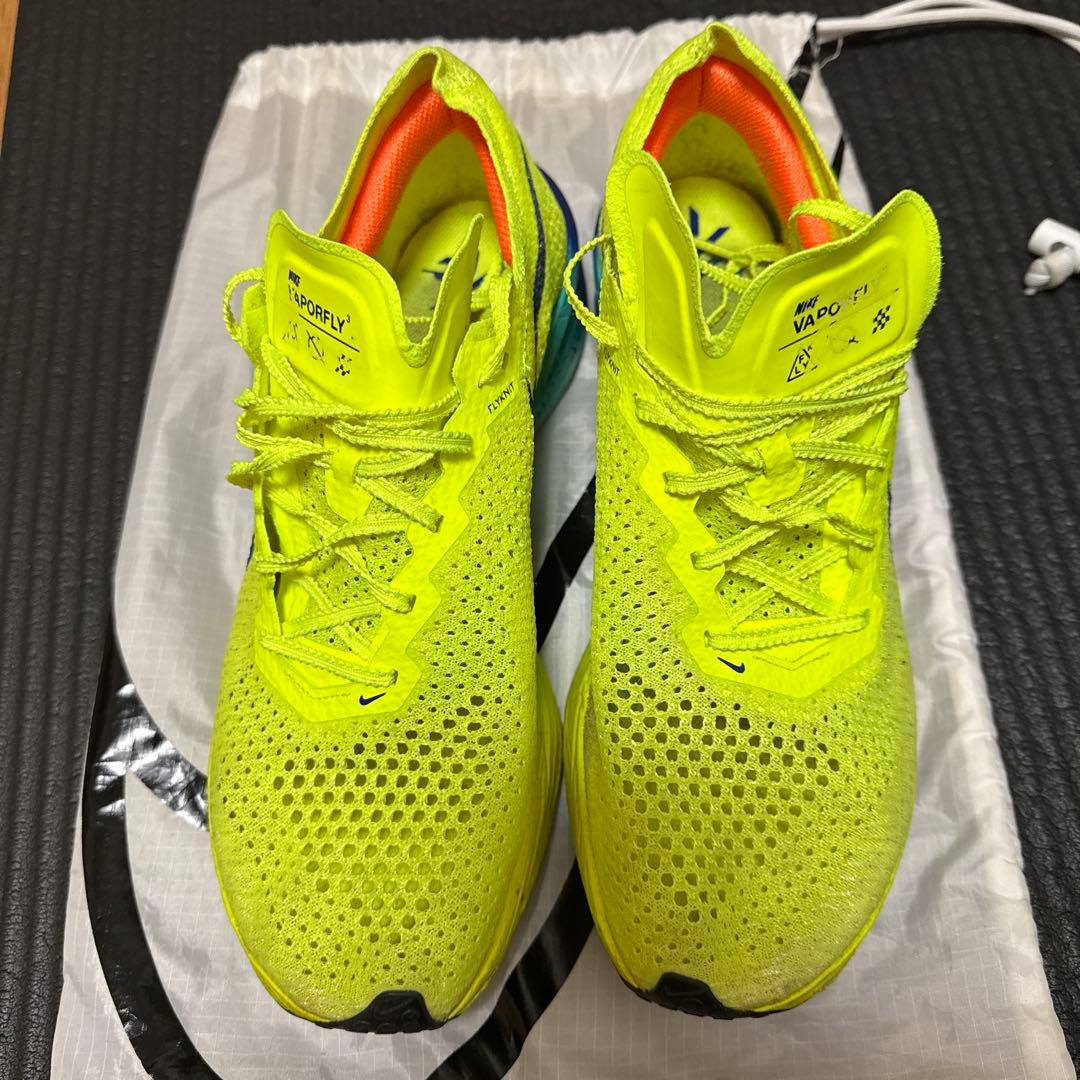 Nike VaporFly 3 27.5cmランニングシューズ イエロー