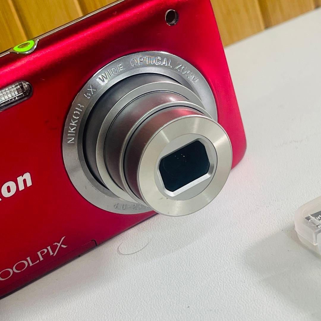 Nikon COOLPIX S2900 レッド動作確認済み