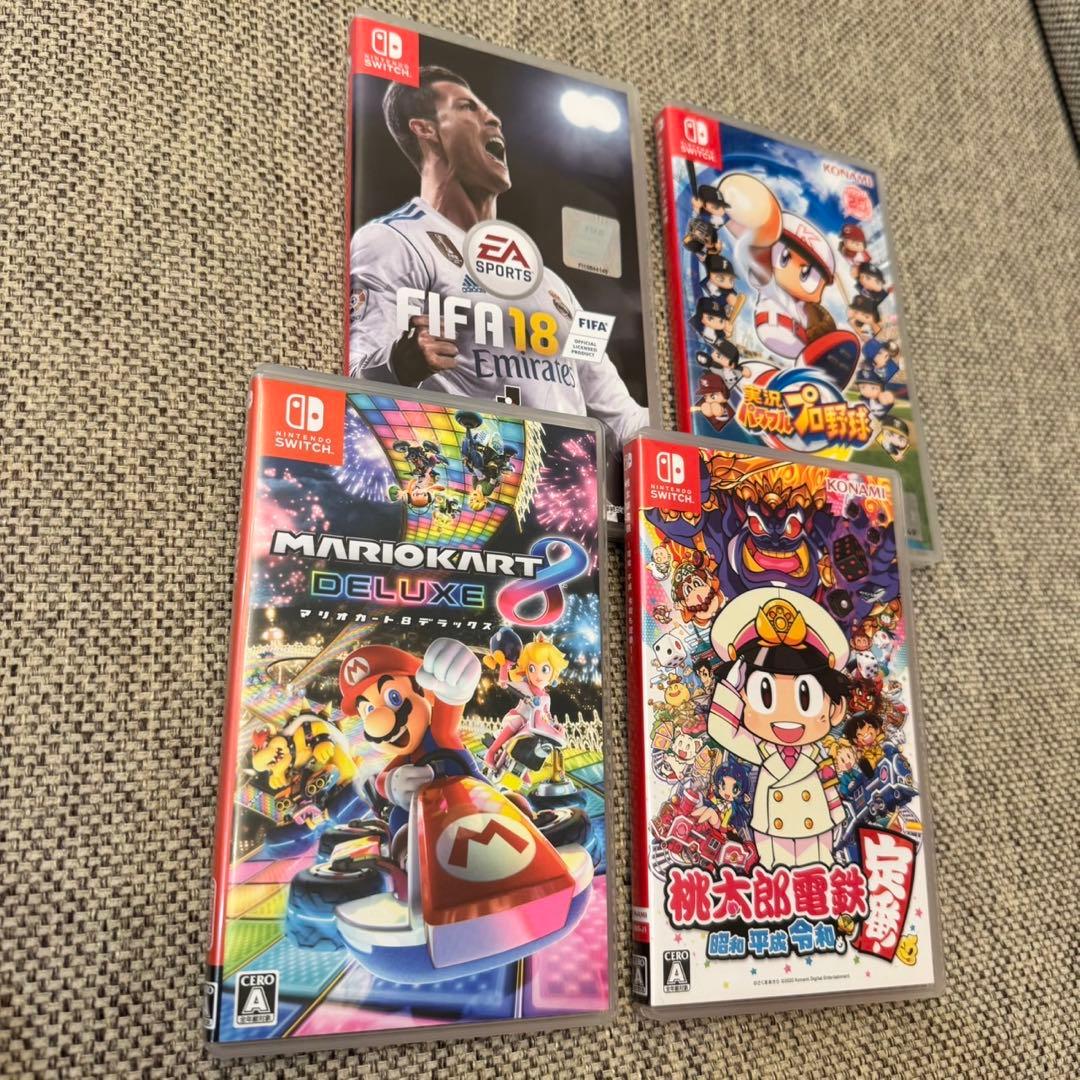 Nintendo Switch 本体(グレー)+人気ソフト4点セット まとめ売り