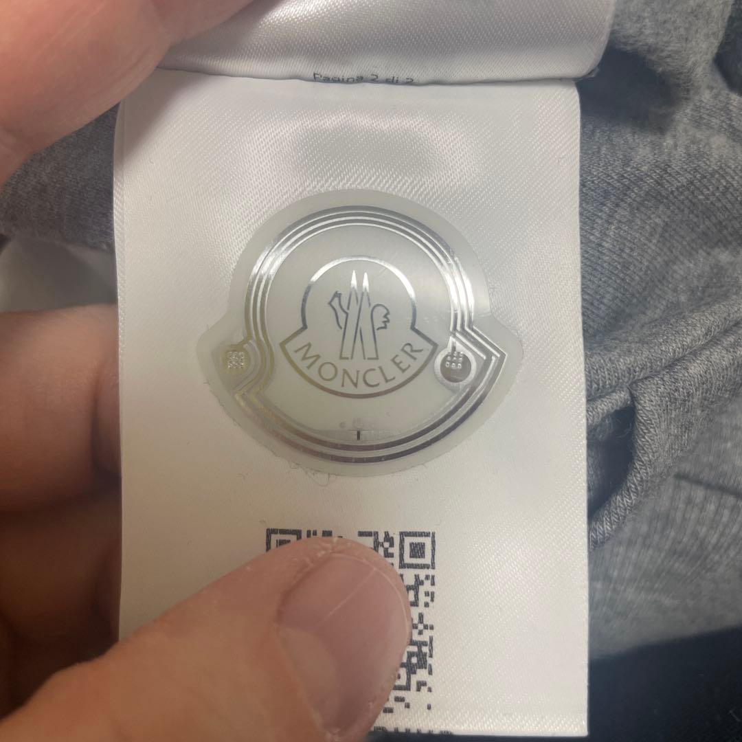 MONCLER グレー ロンパース　1歳サイズ