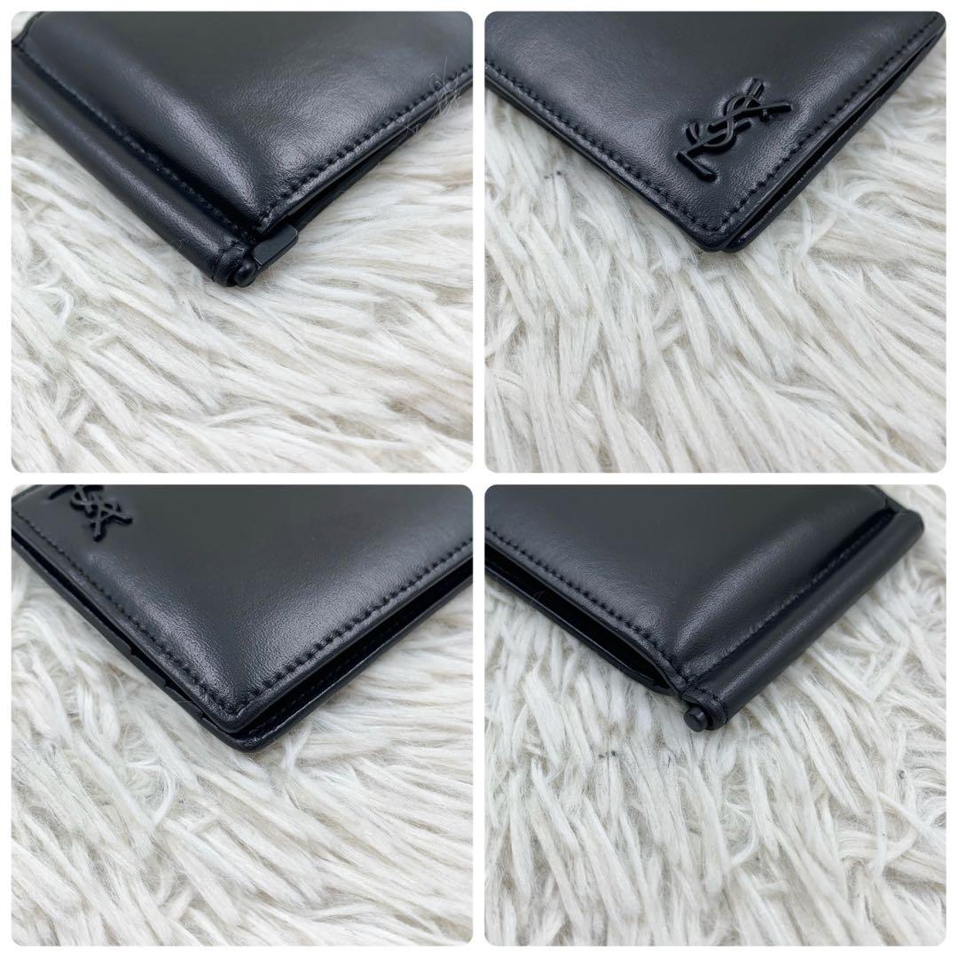 【✨極美品✨】 サンローラン カサンドラ マネークリップ ブラック