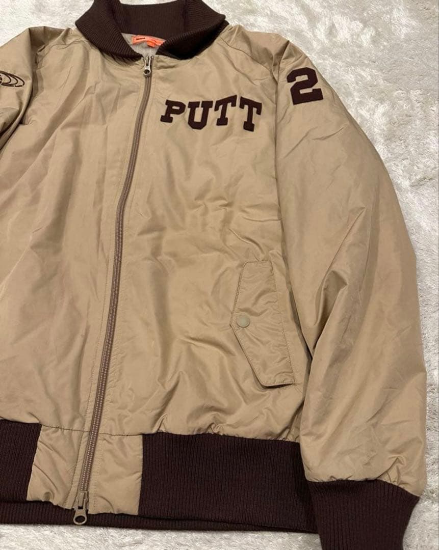 特大XL BEAMS GOLF ジャケット　ブルゾン　メンズ　中綿　ゴルフウェア