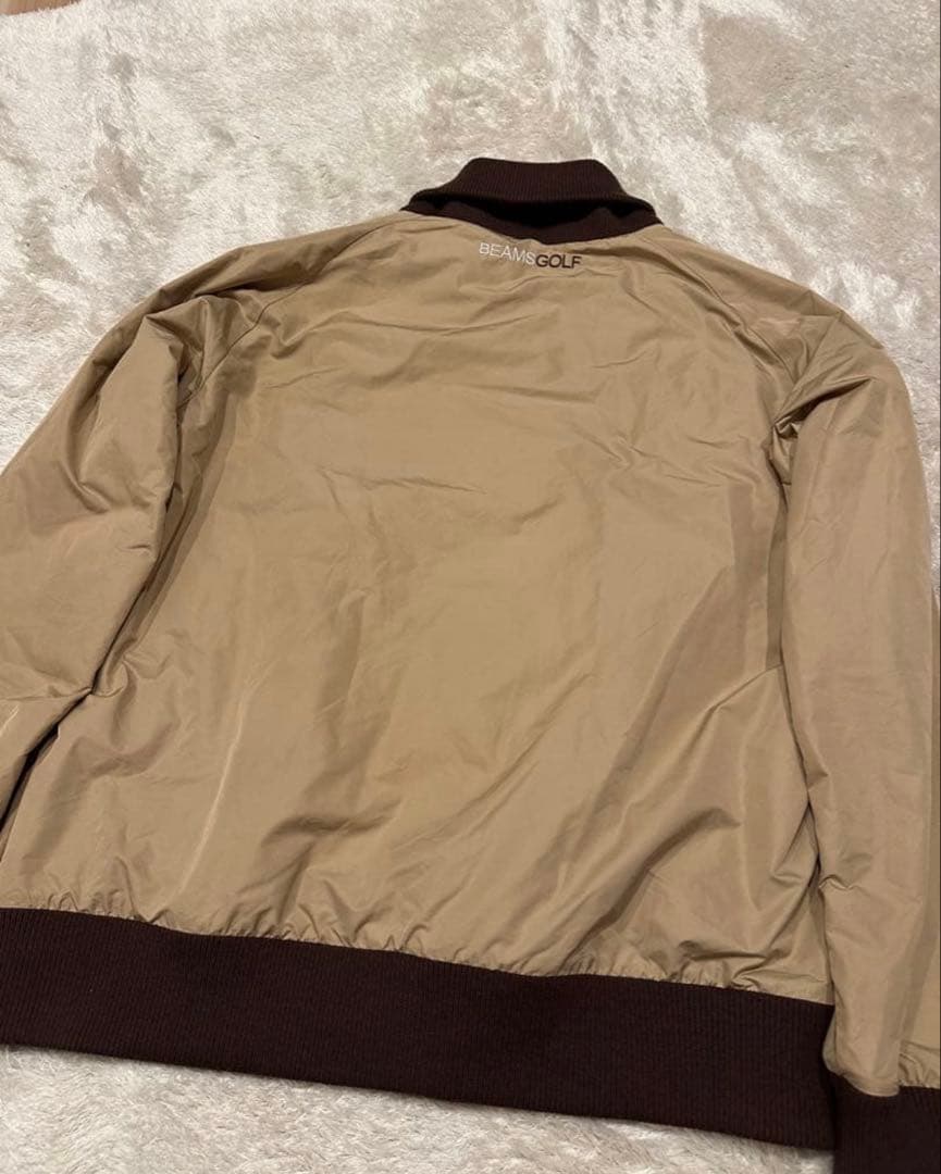 特大XL BEAMS GOLF ジャケット　ブルゾン　メンズ　中綿　ゴルフウェア