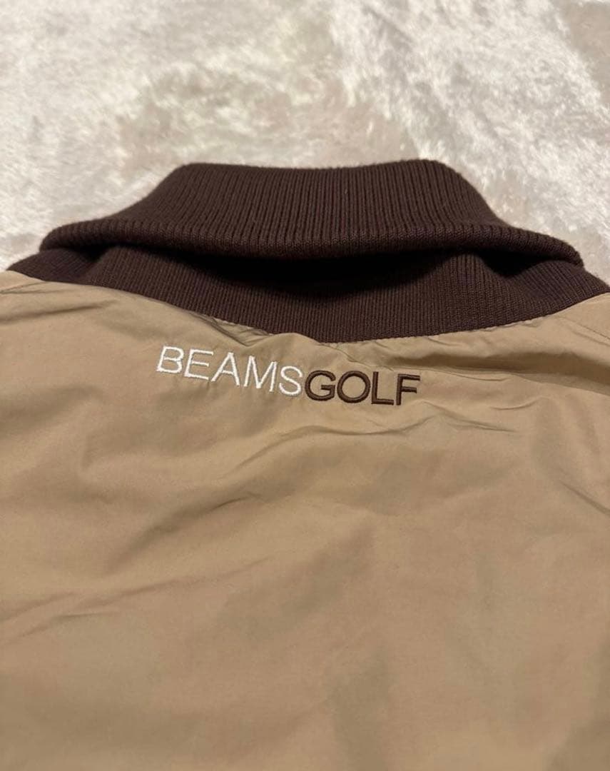 特大XL BEAMS GOLF ジャケット　ブルゾン　メンズ　中綿　ゴルフウェア