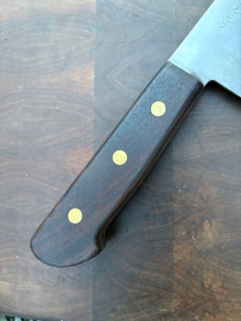 三条　東源正兼　冷凍包丁　牛刀　330mm 尺一　包丁　別打　炭素鋼　本職