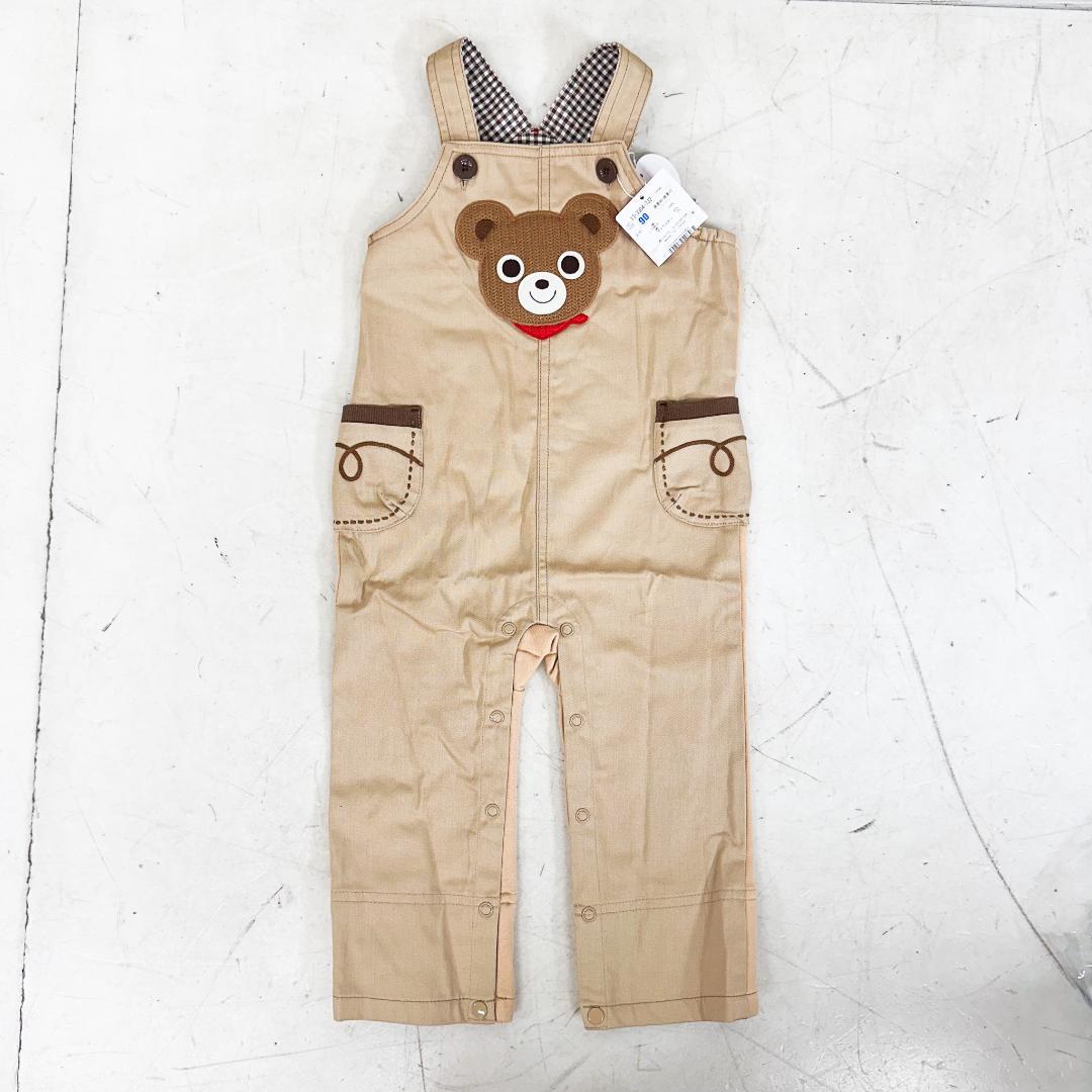 な*ん様 K9111 ミキハウス オーバーオール 4枚 セット 90サイズ