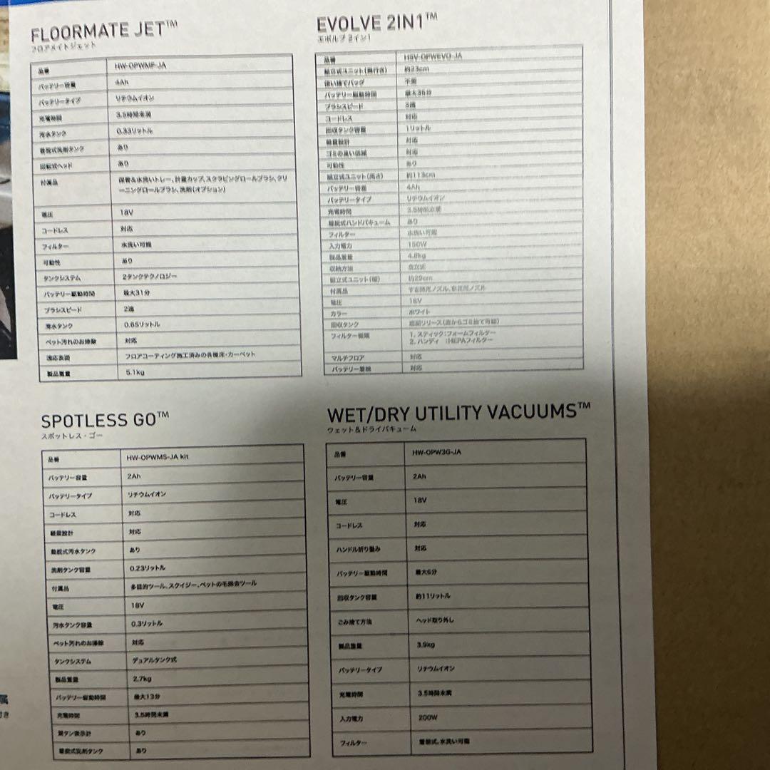 フーバー　WET/DRY UTILITY VACUUMS™ 本体