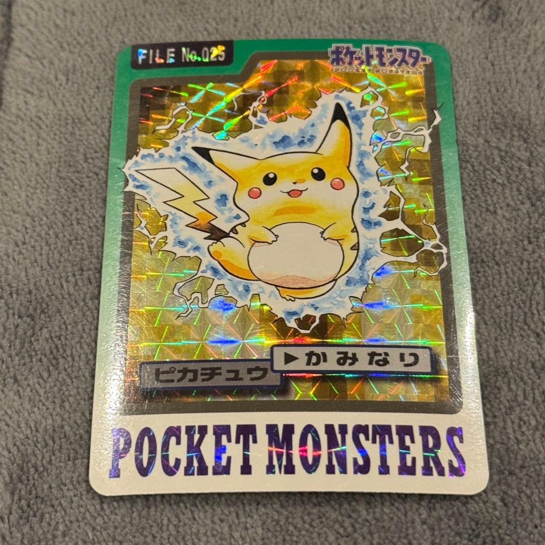 ポケモン カードダス リザードンはじめ御三家&ピカチュウセット　４枚