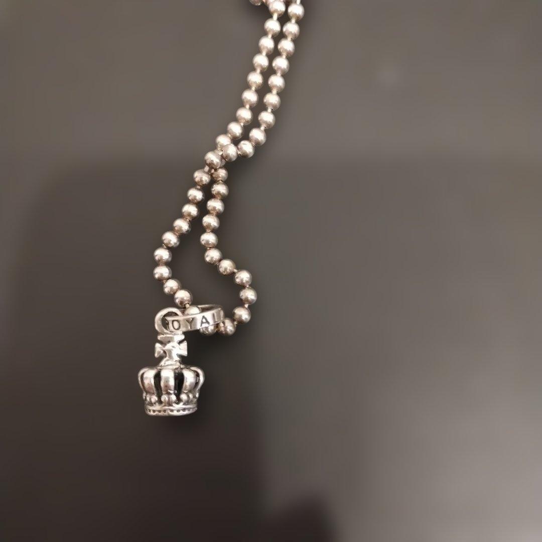  ORDER クラウン ネックレス ギャランティ付き シルバーY2K