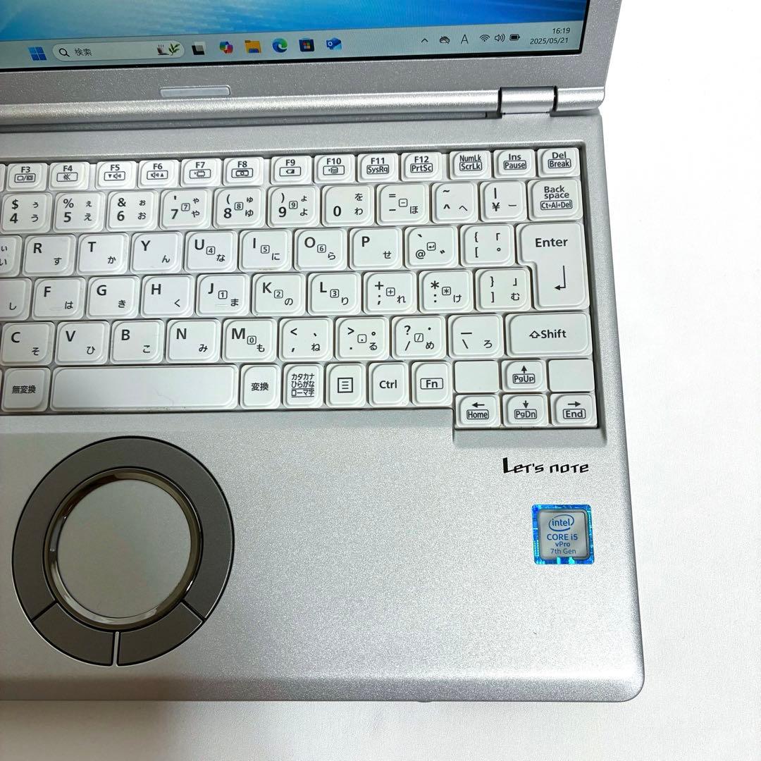 軽量849g✨パナソニックLet’snote i5/SSD128GB Win11