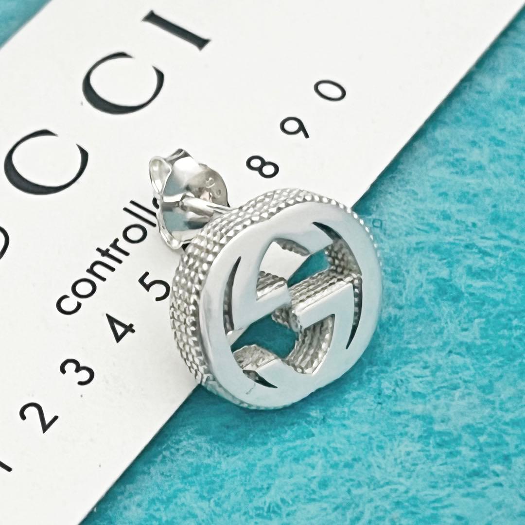 限界価格‼️GUCCI インターロッキングピアスM　片耳❗️