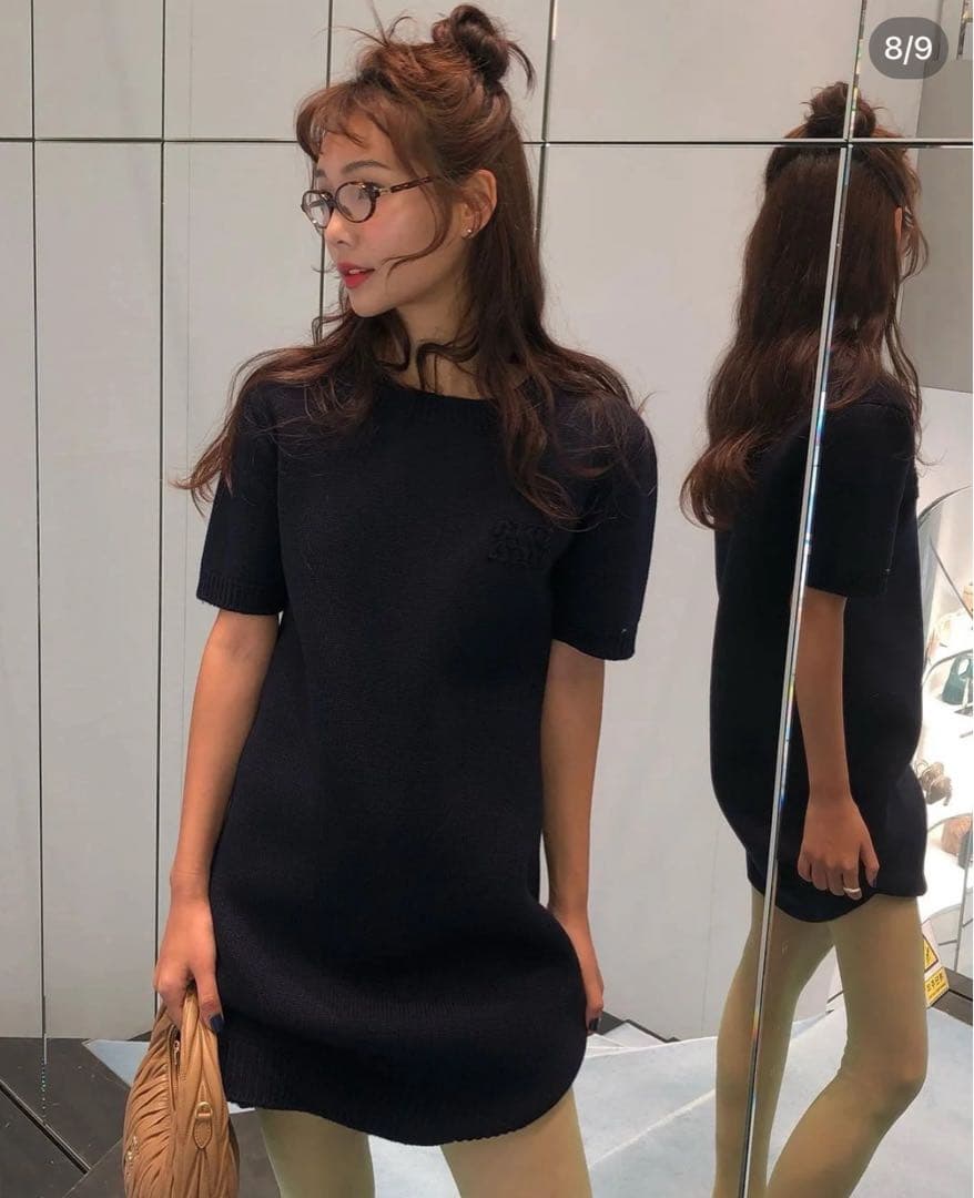 TWICEモモ着用　miumiu ワンピース