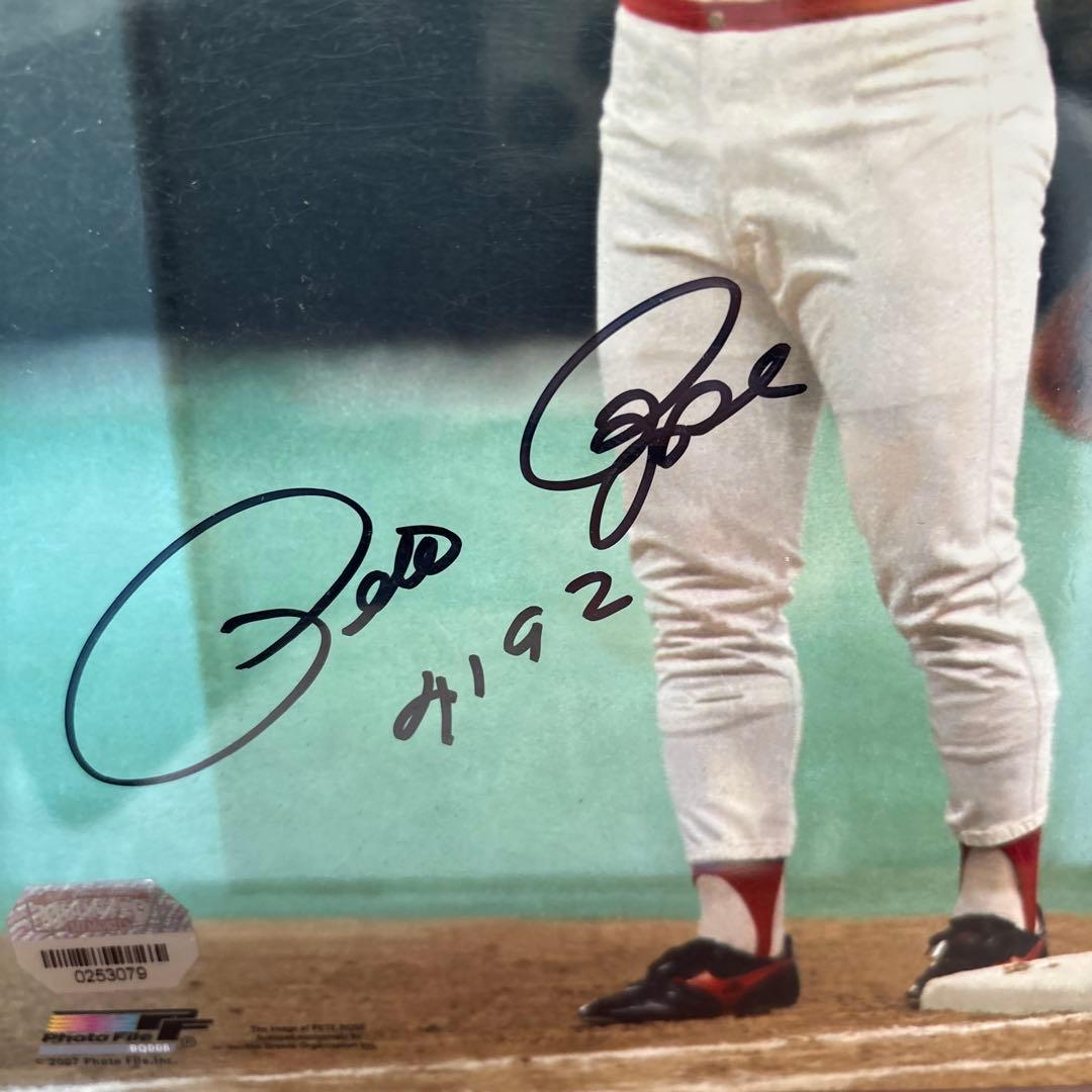 【2月SALE】MLBピート・ローズ サイン入り写真