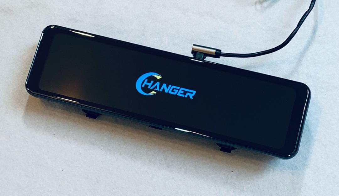 Changer V69Pro ミラー型　ドライブレコーダー　降圧ケーブル付