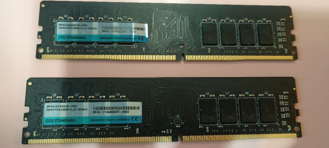 CFD DDR4 32GB(16GBx2) メモリ W4U3200CS-16G