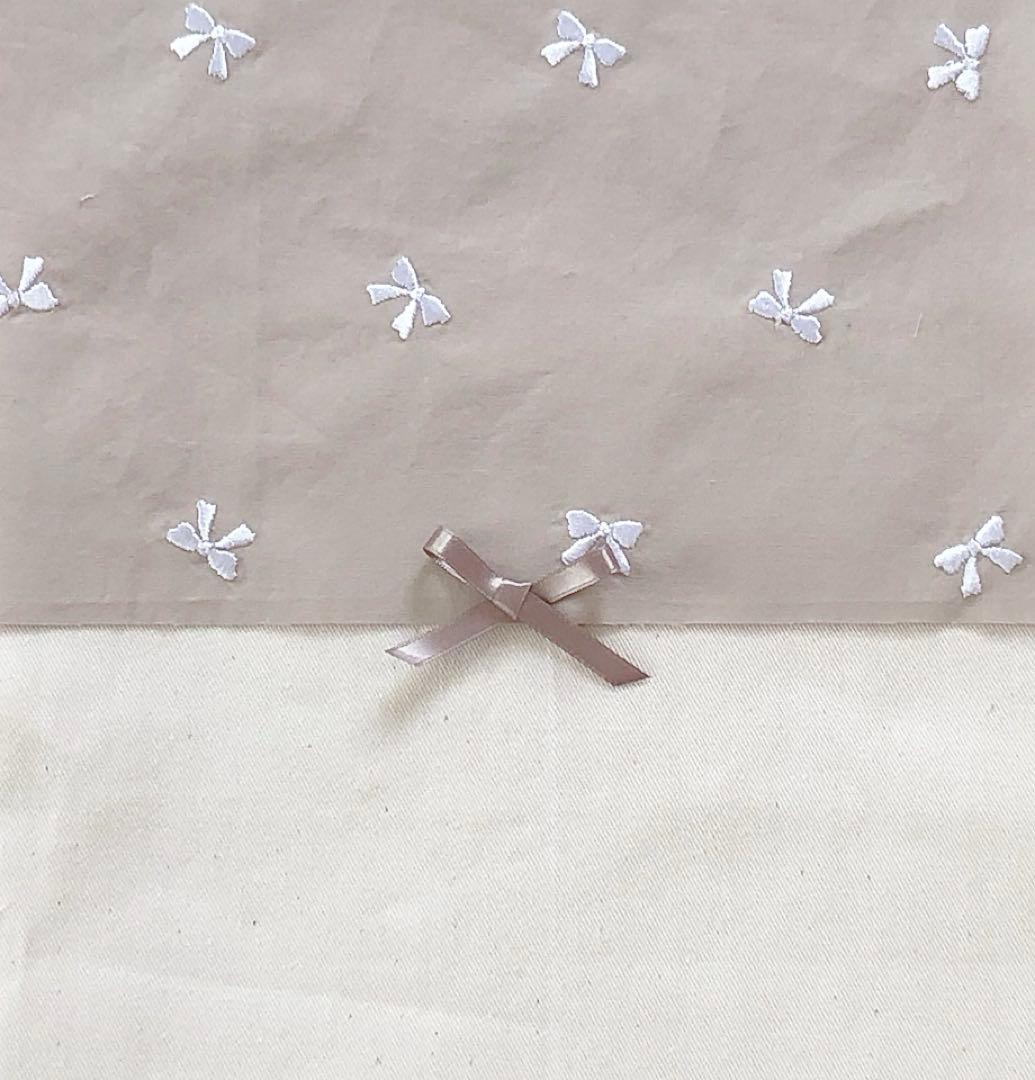 Ｓ★プロフ必読★　リボン刺繍　レッスンバッグ　シューズバッグ　オーダー