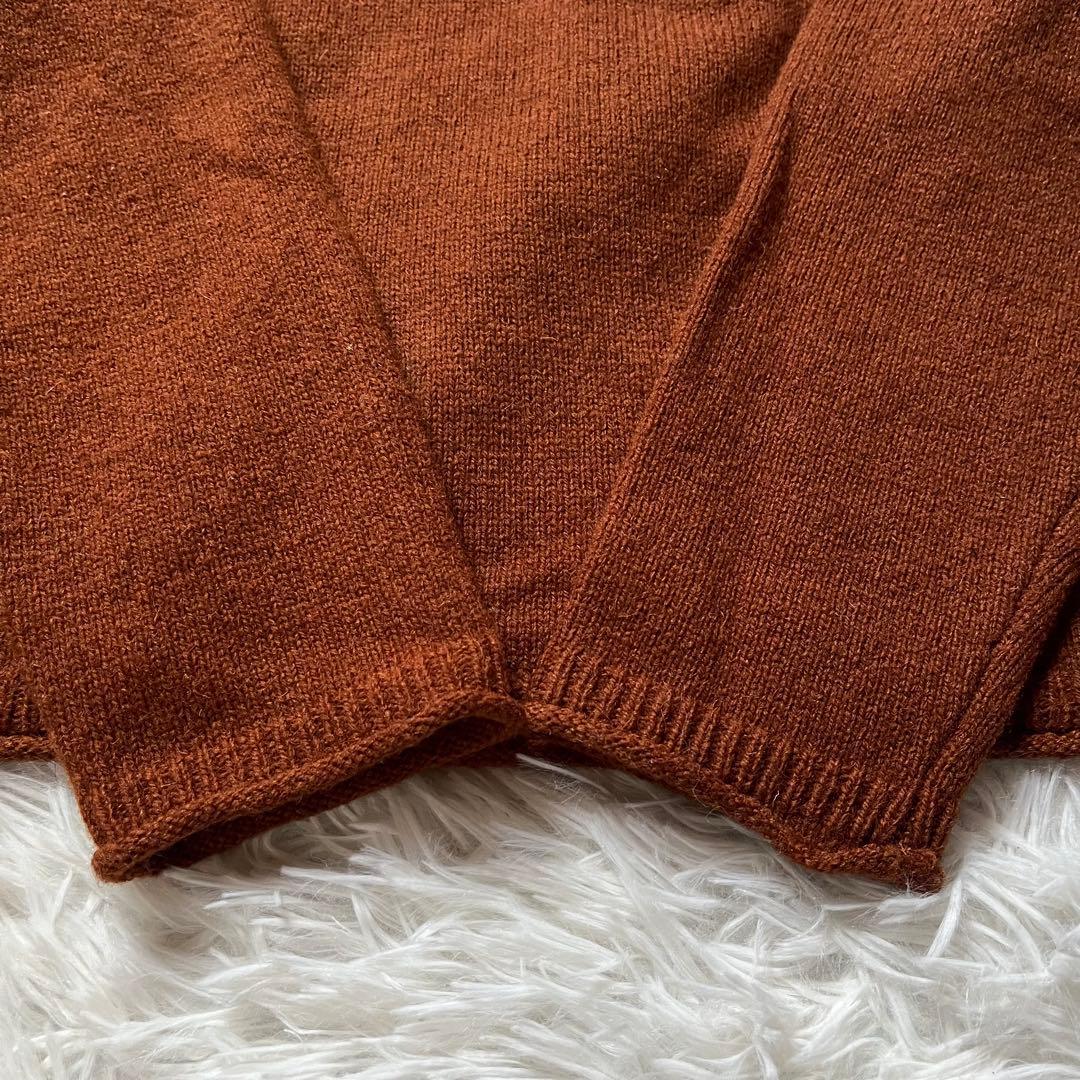 マーガレットハウエル✨ロールネック ニット セーター ブラウン M ユニセックス