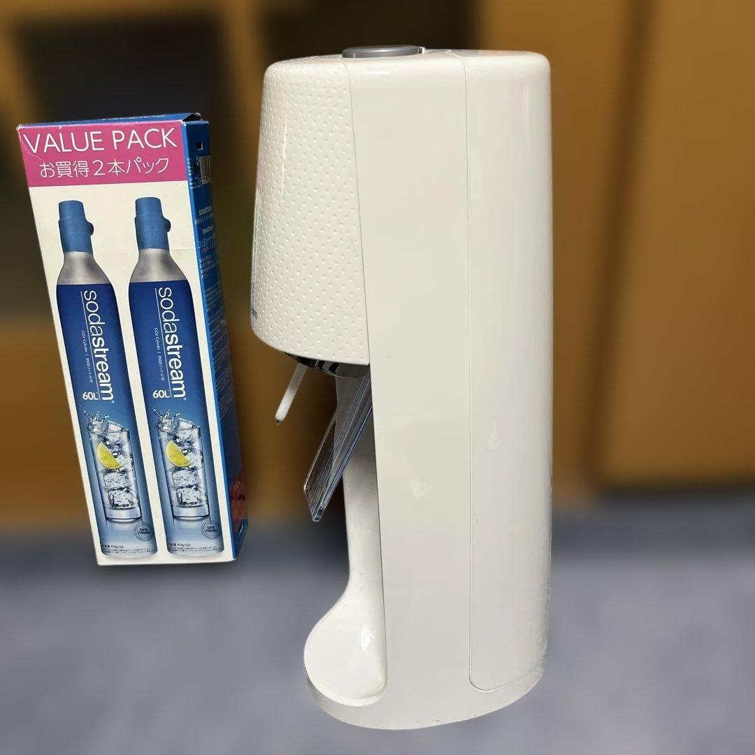 ソーダストリーム　炭酸ガスシリンダー2本パック付き