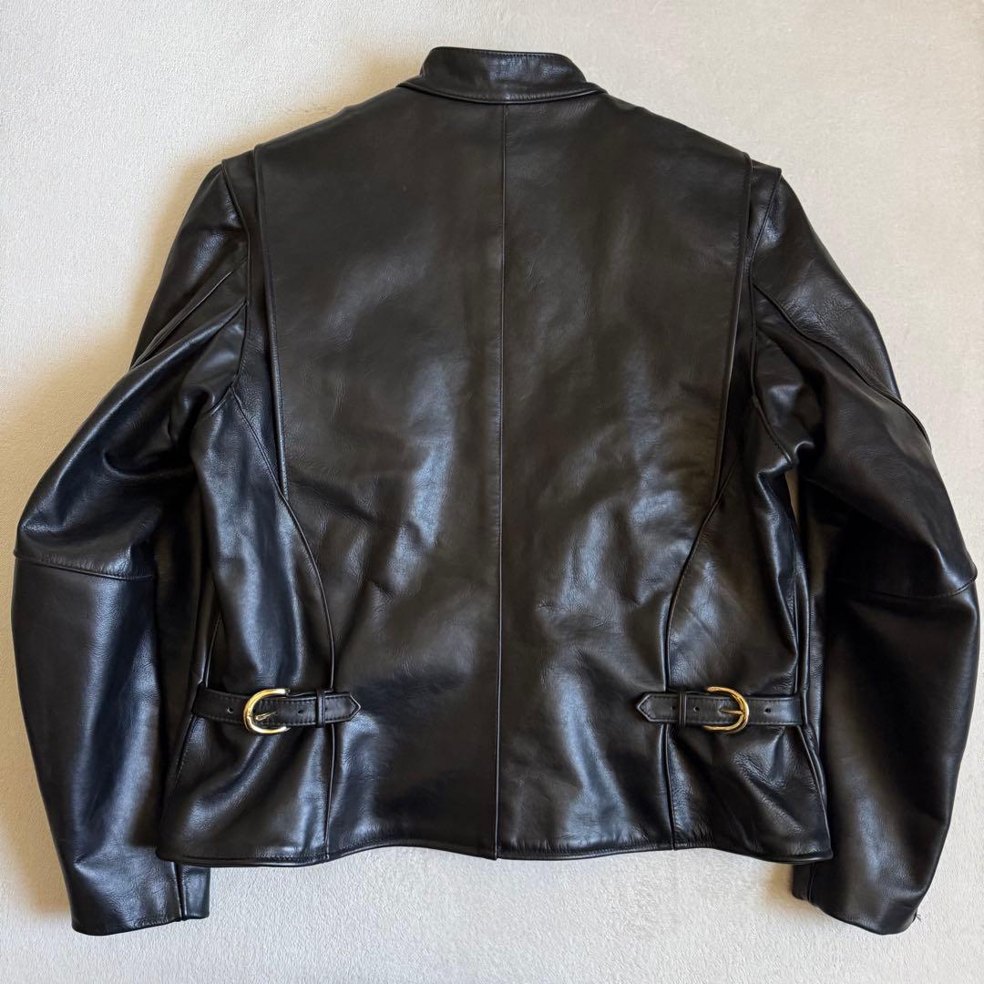 VANSON ライナー付き レザージャケット TYPE B ブラック 46