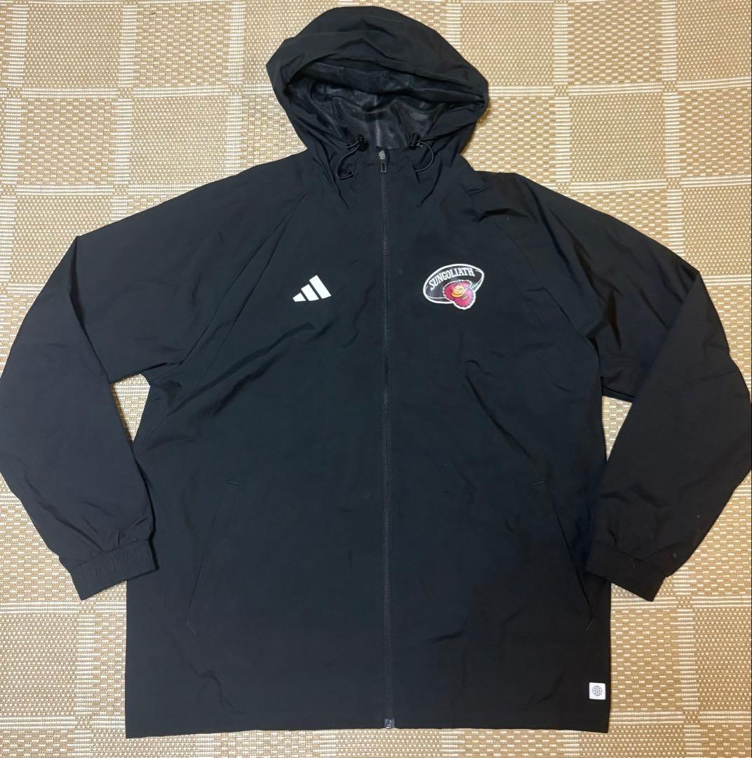 キャラメル　東京サントリーサンゴリアス adidas ナイロンジャケット