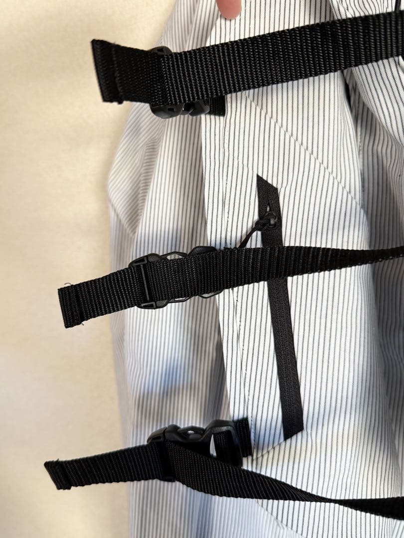 Doublet 25SS Trail Vest ストライプシャツ