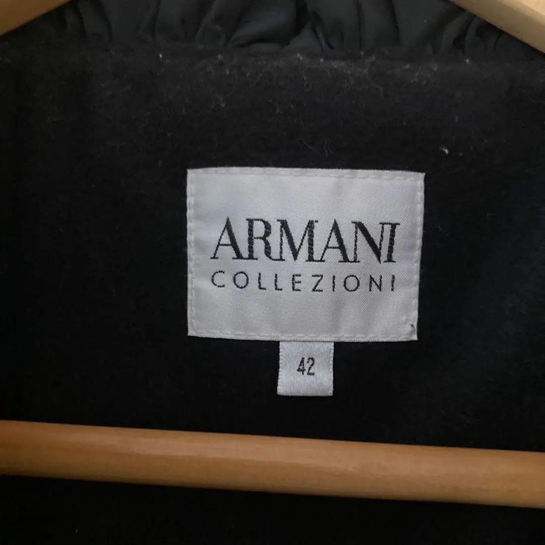 美品　ARMANI COLLEZIONI ダウンジャケット　ブラック