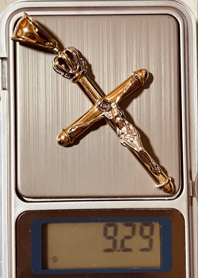 AVALANCHE 10K YG×WG キリスト 十字架　①