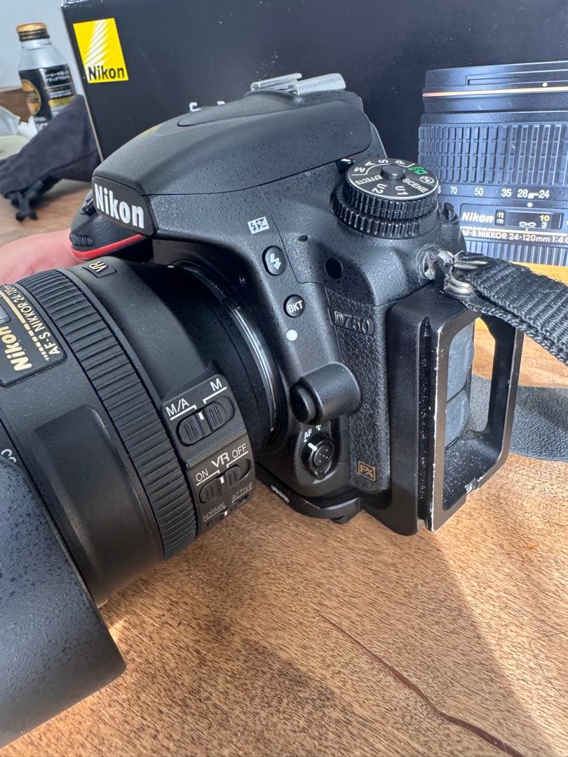 Nikon D750 24-120VRレンズキット　leofotoプレート付き